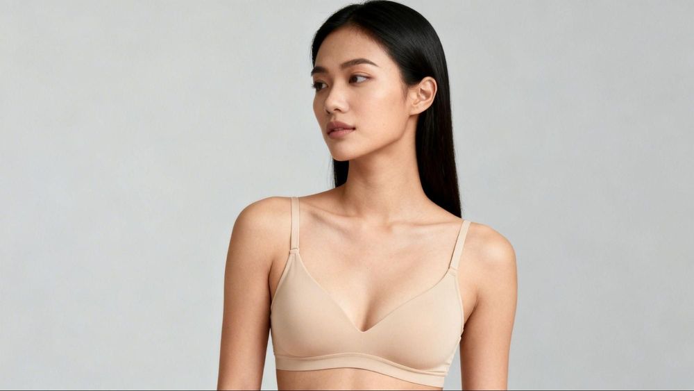 Mặc áo ngực đúng kích cỡ và duy trì tư thế đúng cũng giúp cải thiện vòng 1.