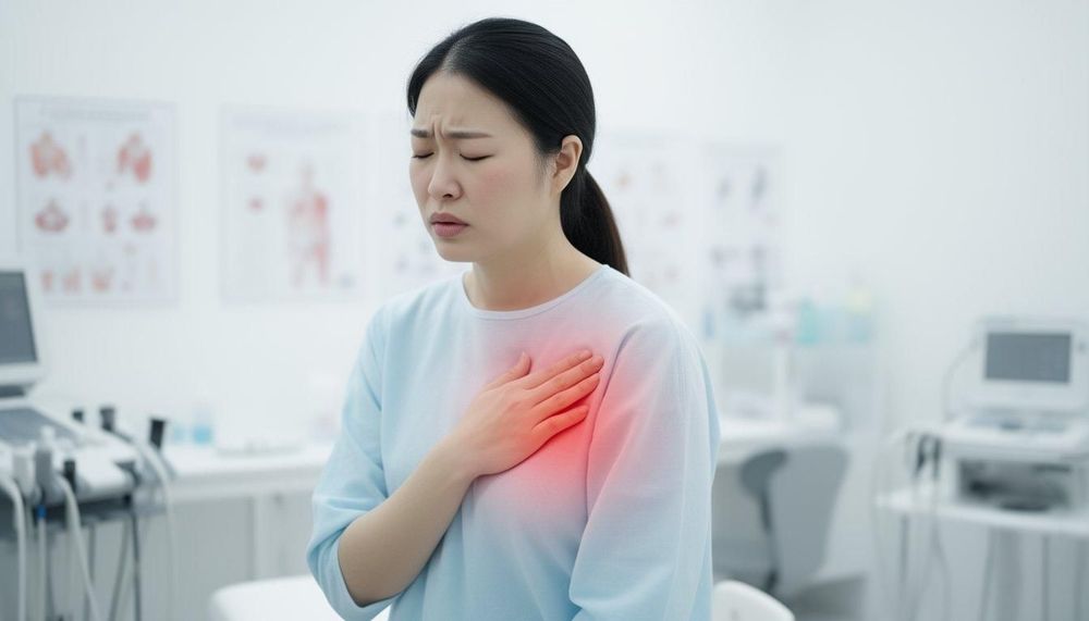 Nâng ngực sau 1 tháng vẫn đau có thể là dấu hiệu của nhiều biến chứng nghiêm trọng. 