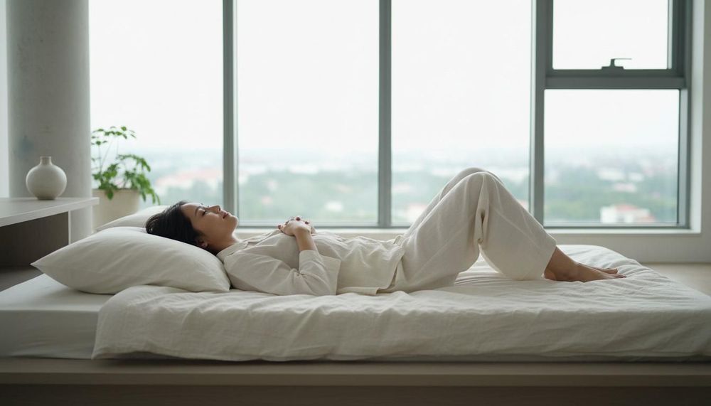Sau nâng ngực ngủ như thế nào? Tư thế nằm ngửa, kê cao đầu giúp giảm áp lực lên vùng ngực.